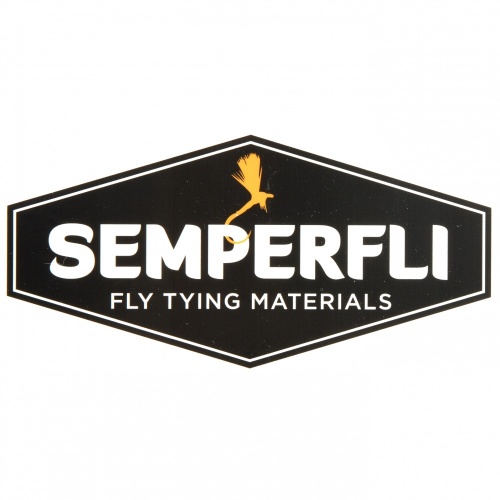Semperfli Promotional Sticker 150X75mm (Clear) Large Fly Tying Materials